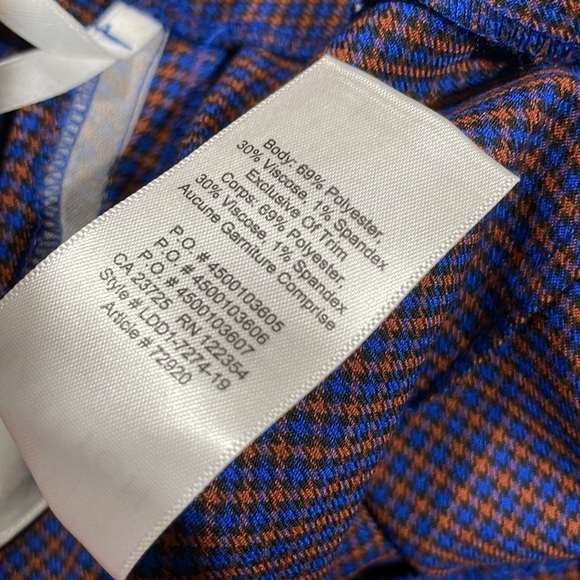 Aritzia Babaton Plaid Checkered Twist Front Jethro Mini Skirt - Picture 9 of 10